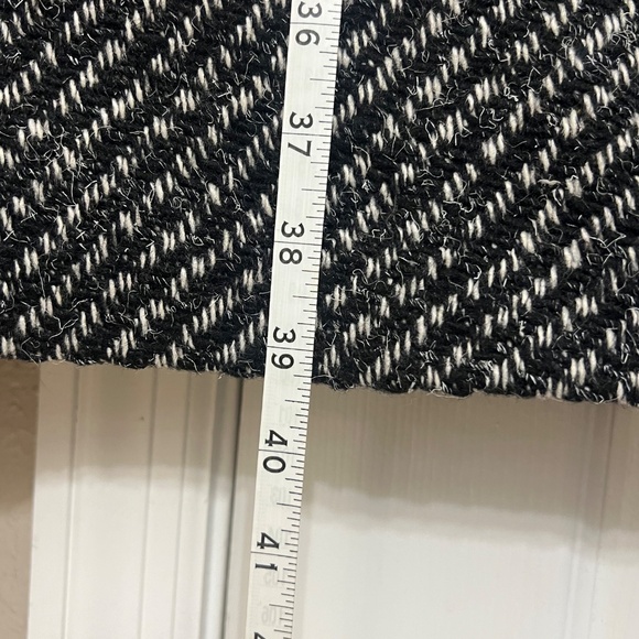 Peabody House Wool Blend Herringbone Coat Jacket Black Gray size 11/12 - Picture 6 of 9